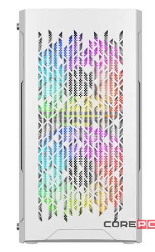 Компьютерный корпус Powercase MISTRAL Micro D3W TG ARGB PWM White (CMMDW-A3)