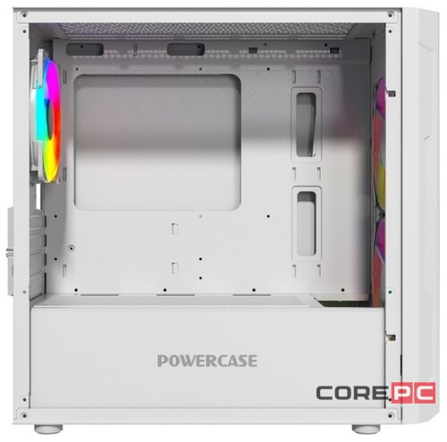 Компьютерный корпус Powercase MISTRAL Micro D3W TG ARGB PWM White (CMMDW-A3)