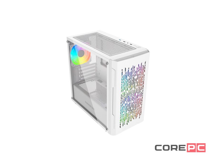 Компьютерный корпус Powercase MISTRAL Micro D3W TG ARGB PWM White (CMMDW-A3)
