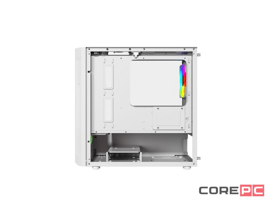 Компьютерный корпус Powercase MISTRAL Micro D3W TG ARGB PWM White (CMMDW-A3)