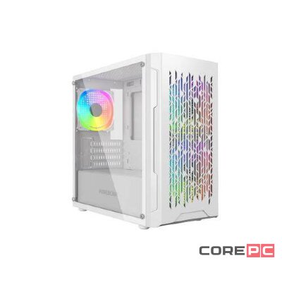Компьютерный корпус Powercase Mistral Micro D3W TG ARGB PWM White (CMMDW-A3)