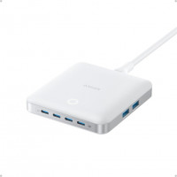 Настольное мини-зарядное устройство Anker Nano (130W, 6 портов) 2USB/4C (A2155P21) белое