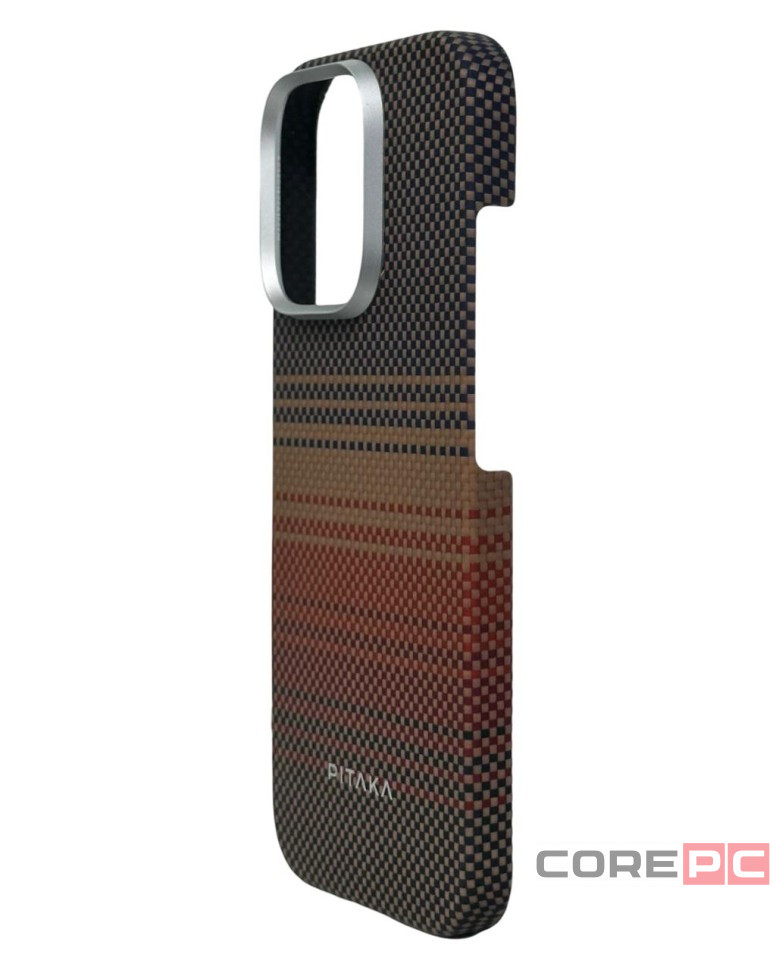 Накладка для i-Phone 16 Pro 6.3" Pitaka Tactile Woven Case&Grip 3 (Sunset)