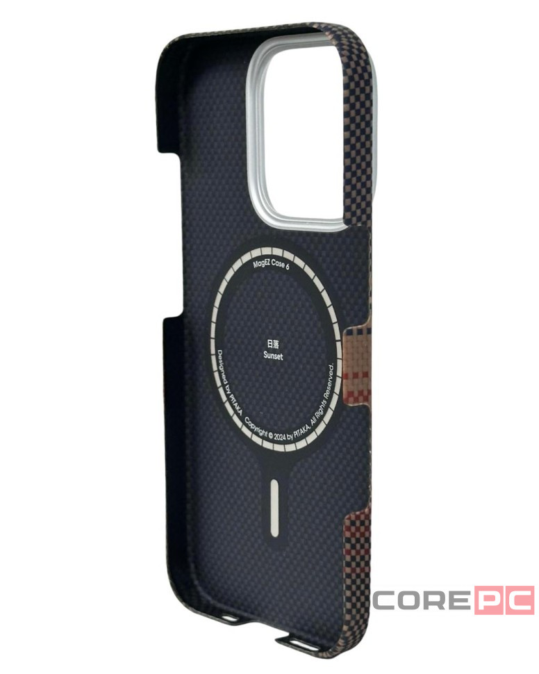 Накладка для i-Phone 16 Pro 6.3" Pitaka Tactile Woven Case&Grip 3 (Sunset)