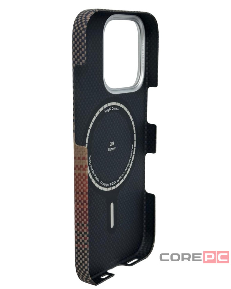 Накладка для i-Phone 16 Pro 6.3" Pitaka Tactile Woven Case&Grip 3 (Sunset)