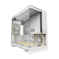 Компьютерный корпус Geometric Future Model 3 TG White with ARGB fans (1AM3NZWT00110)