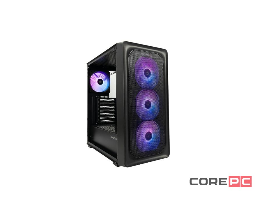 Компьютерный корпус XASTRA A407 4ARGB TG Black (A407-4FC12A)