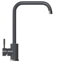 Смеситель для кухни MIXLINE МЛ-ГС12/ML-GS12 (342), рычажное управление, цвет графит