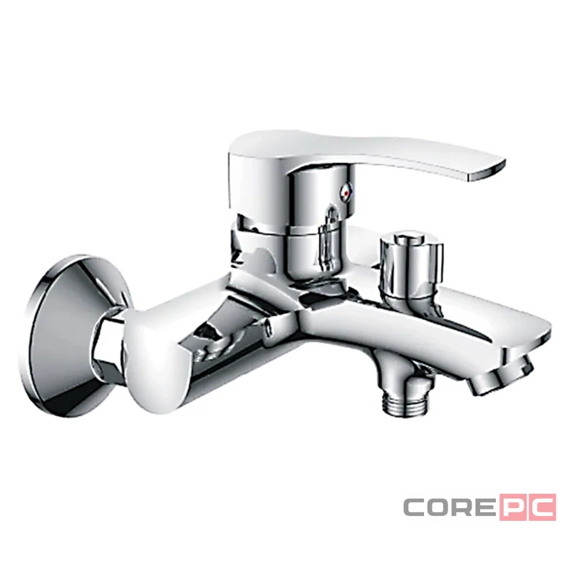 Смеситель для ванны Haiba HB6070, рычажное управление, цвет хром
