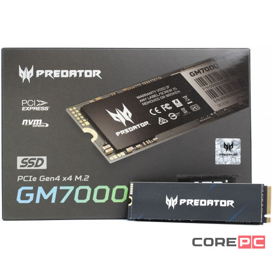 Твердотельный накопитель Acer 4000 Gb Predator (BL.9BWWR.107)