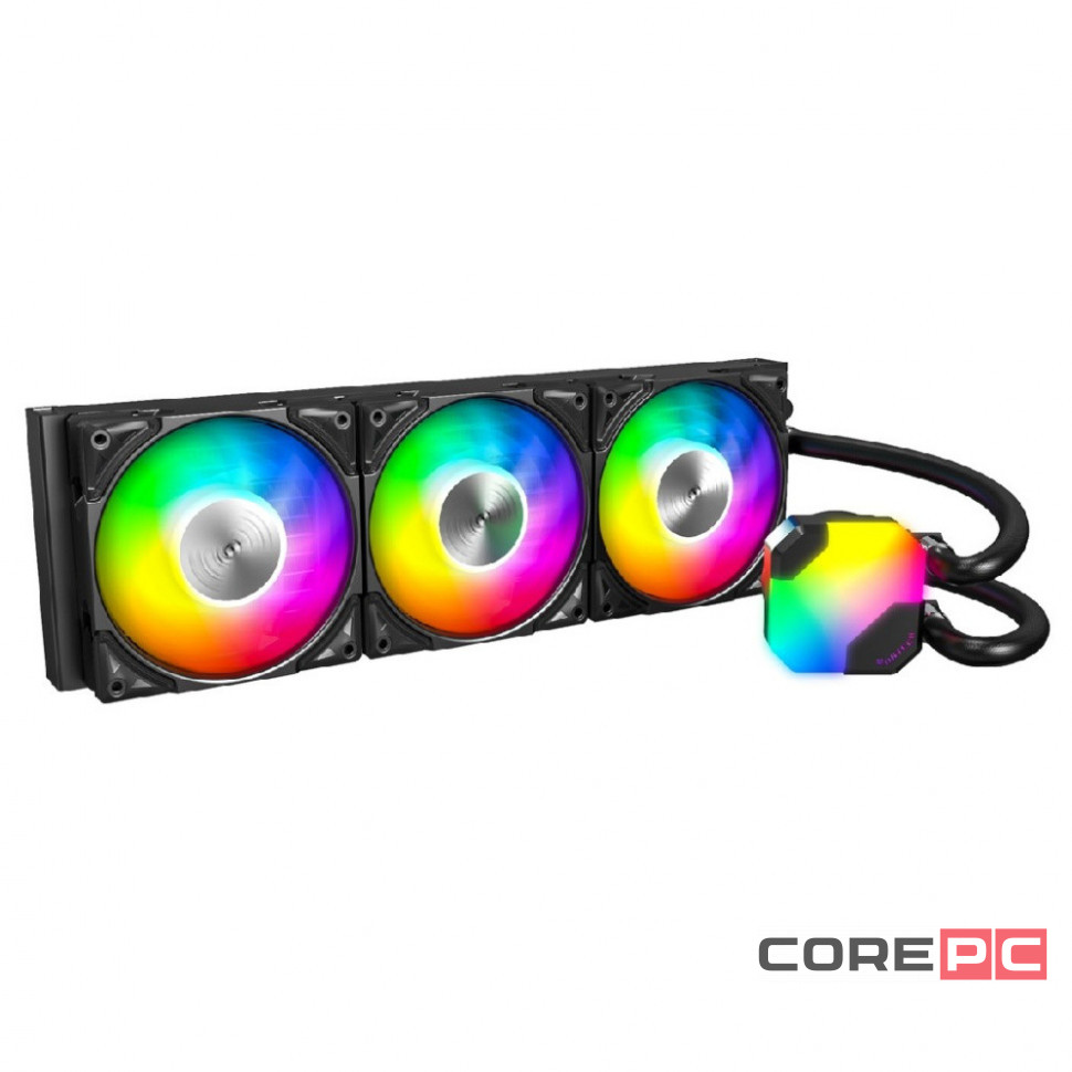Система жидкостного охлаждения для процессора Montech HyperFlow 360 ARGB Black (HYPERFLOW ARGB 360 (B))