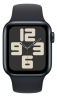 Apple Watch SE (2024) 44mm Midnight Aluminium Case with Midnight Sport Band (M/L)