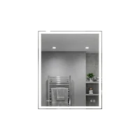 Зеркало MIXLINE Адор-Лайт-2 500х700 (ШВ) сенсорный выкл, светодиод. подсветка+подогрев, мини короб