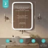 Зеркало MIXLINE Стив 685х915 (ШВ) сенсорный выключатель, светодиодная подсветка