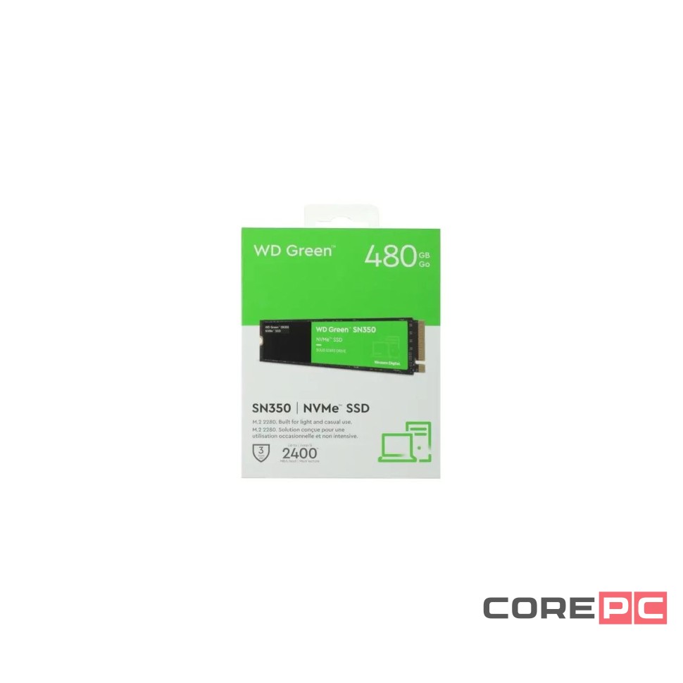 Твердотельный накопитель Western Digital 480 Gb SN350 Green WDS480G2G0C