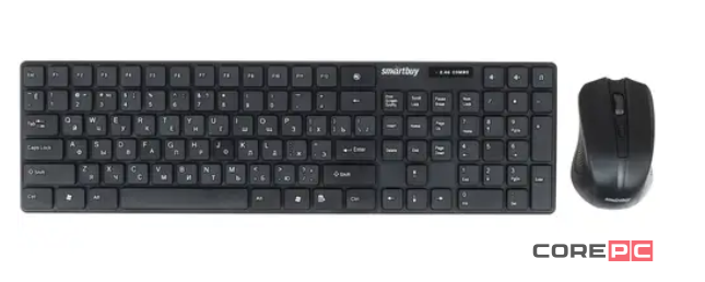 Беспроводной комплект Smartbuy ONE клавиатура +  мышь (SBC-229352AG-K) (черный)