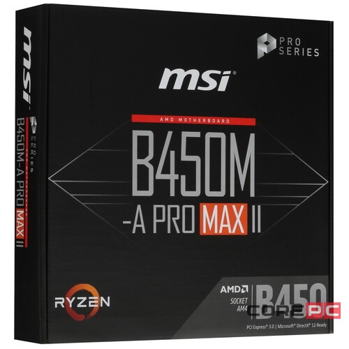Материнская плата MSI B450M-A PRO MAX II