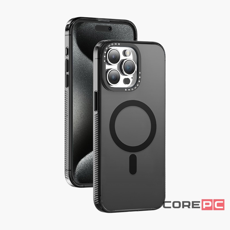 Накладка для i-Phone 15 Pro Keephone Magnet Pro MagSnap черный
