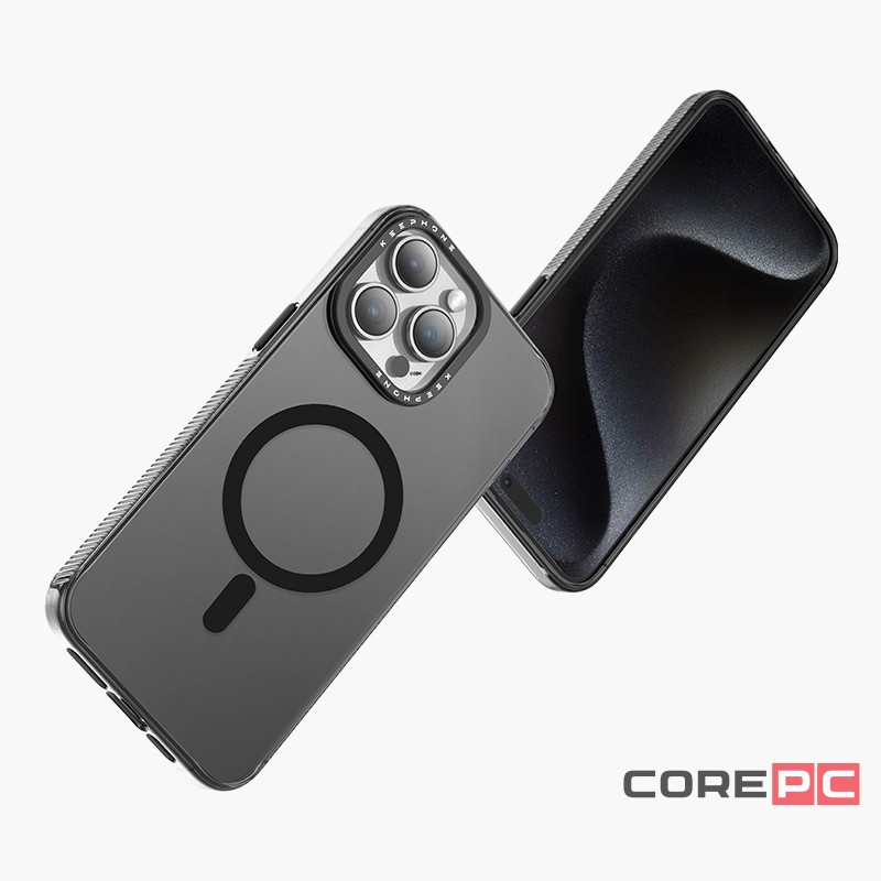 Накладка для i-Phone 15 Pro Keephone Magnet Pro MagSnap черный