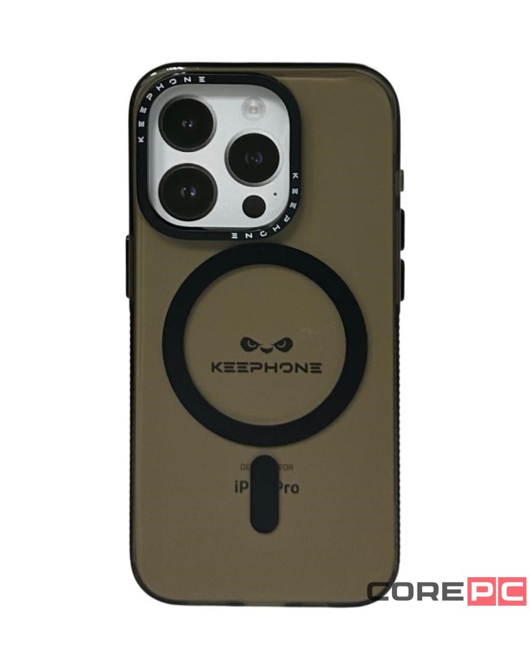Накладка для i-Phone 15 Pro Keephone Magnet Pro MagSnap черный