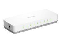 Коммутатор-мини D-Link DES-1008C с 8-портами белый