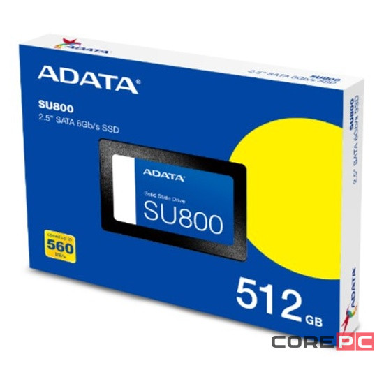 Твердотельный накопитель ADATA XPG 512 Gb ULTIMATE SU800 (ASU800SS-512GT-C)