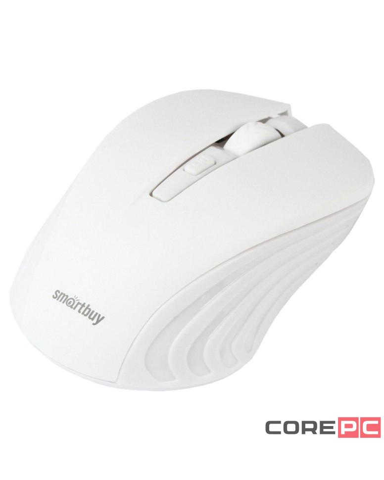 Мышь беспроводная Smartbuy ONE 340AG USB/DPI 800-1200-1600/4 кнопки/1AA белая (SBM-340AG-W)