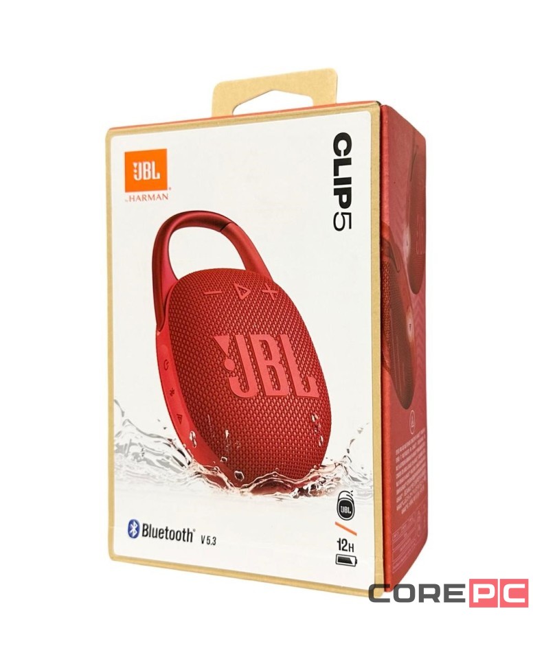 Bluetooth колонка JBL Clip 5 красный