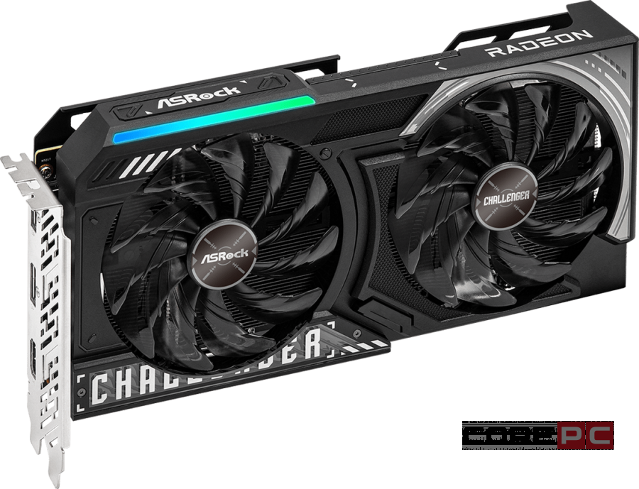 Видеокарта ASRock (RX9060 CL 8G) Radeon RX 9060 8GB Challenger