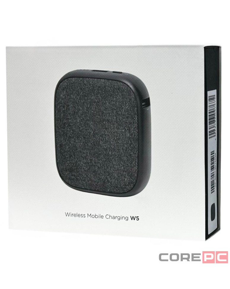 Powerbank с функцией беспроводной зарядки Solove Power Bank W5 10000mAh черный