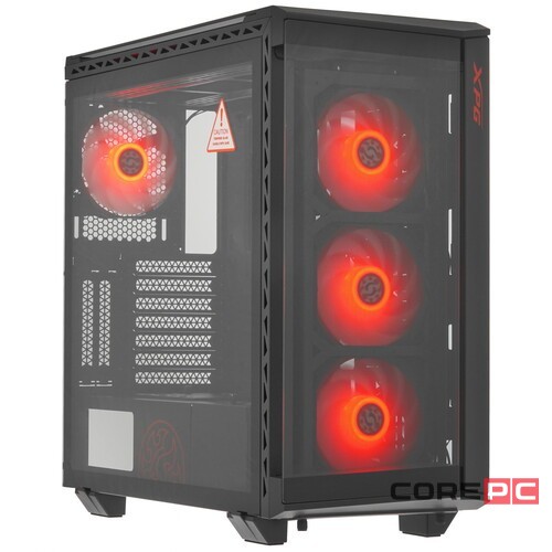 Компьютерный корпус ADATA XPG BATTLECRUISER TG ARGB Black BATTLECRUISER-BKCWW
