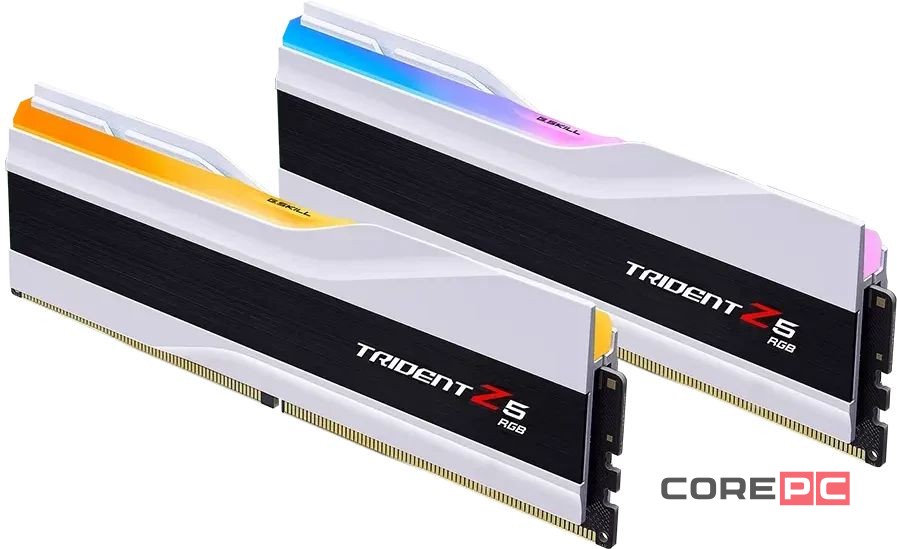 Оперативная память 64 Gb 6000 MHz G.Skill TRIDENT Z5 RGB White (F5-6000J3040G32GX2-TZ5RW)
