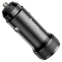 Автомобильное заряд. устр. Hoco Z49A 1USB QC3.0 черное
