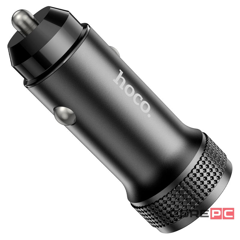 Автомобильное заряд. устр. Hoco Z49A 1USB QC3.0 черное