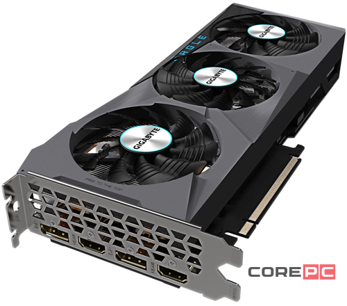 Видеокарта Gigabyte (GV-N4070EAGLE OCV2-12GD) GeForce RTX 4070 12GB EAGLE OCV2