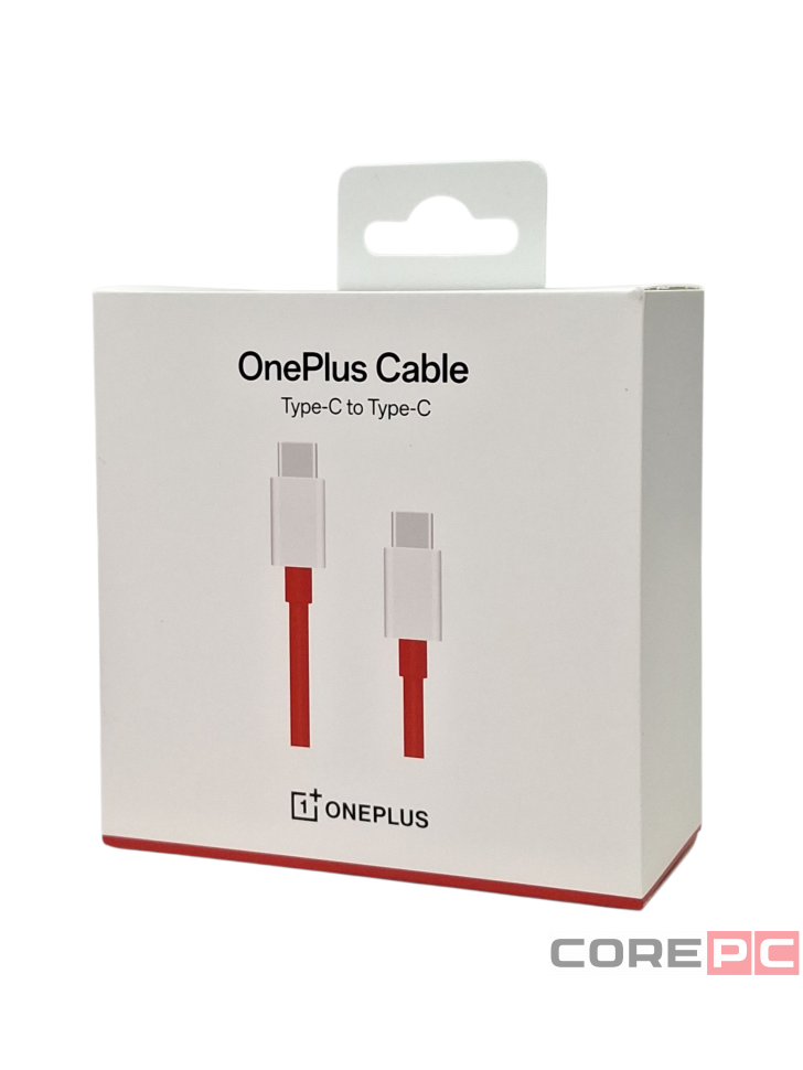Кабель-зарядка Type-C на Type-C OnePlus 8A 1м (DL149) красный