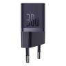 Сетевое зар. устр. Baseus GaN5 Fast Charger (mini) 1C 30W CCGN070705 фиолетовое