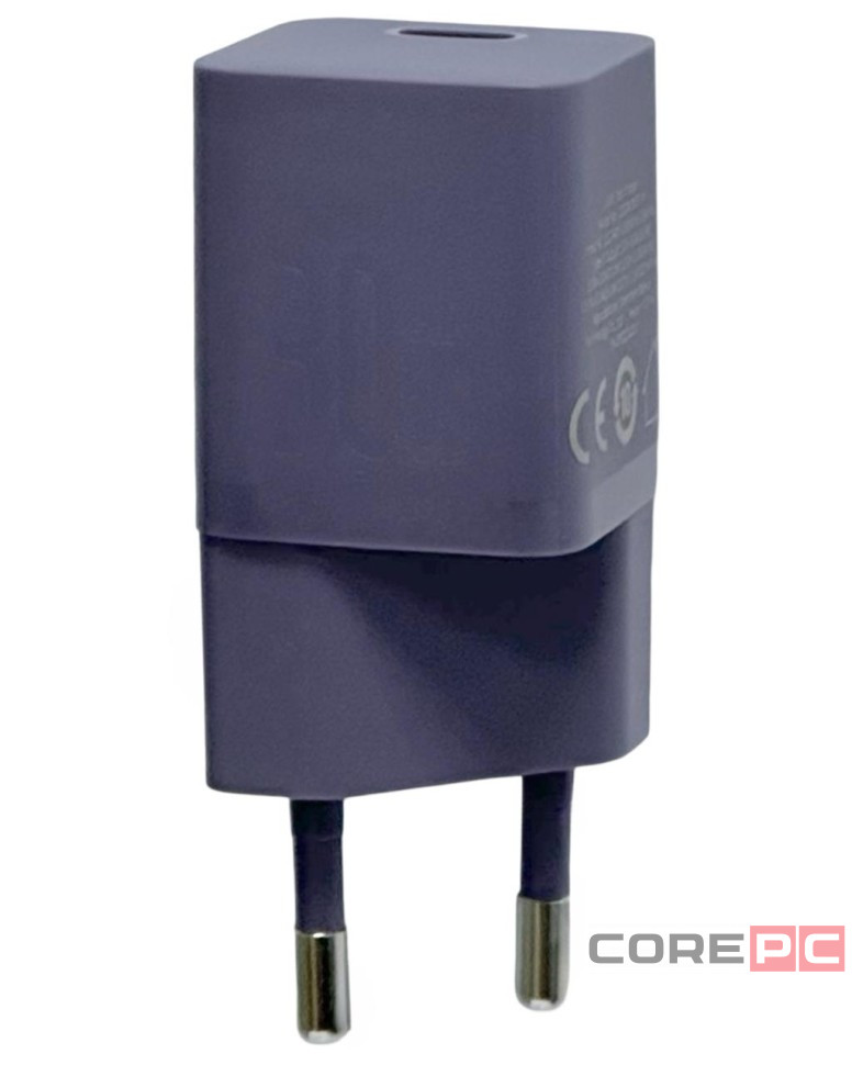 Сетевое зар. устр. Baseus GaN5 Fast Charger (mini) 1C 30W CCGN070705 фиолетовое