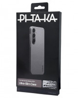 Накладка для Samsung Galaxy S25+ Pitaka Ultra Slim Case черно-серая