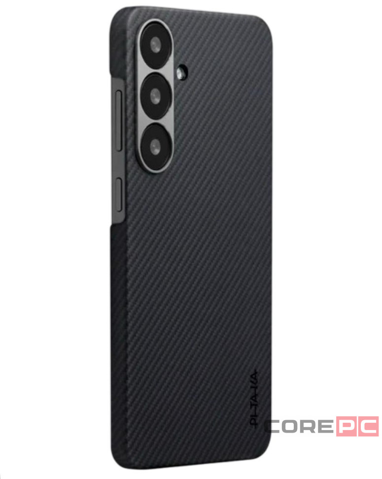 Накладка для Samsung Galaxy S25+ Pitaka Ultra Slim Case черно-серая