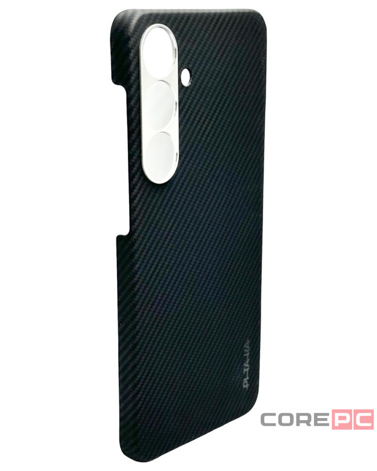 Накладка для Samsung Galaxy S25+ Pitaka Ultra Slim Case черно-серая