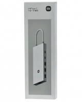 USB-C хаб Xiaomi Usb-A/Type-C 10 в 1 (XMTIO01YM) серебристый