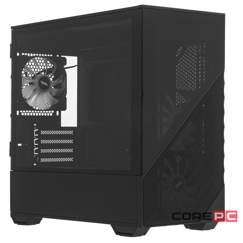 Компьютерный корпус 1STPLAYER DK D7 LED Black (D7-BK-3F1)