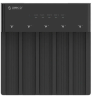 Док-станция для 5 HDD Orico 6558US3-C 5Gbps USB-C черный