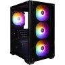 Компьютерный корпус 1STPLAYER FIREBASE X2-M FRGB Black (X2-M-BK-4F1)