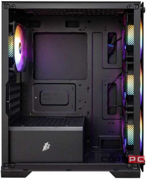 Компьютерный корпус 1STPLAYER FIREBASE X2-M FRGB Black (X2-M-BK-4F1)