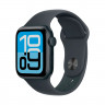 Apple Watch SE Gen 3 44mm Midnight Aluminum Case with Midnight Sport Band (M/L)