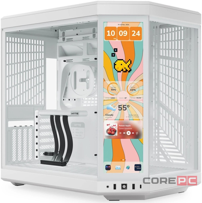Компьютерный корпус HYTE Y70 Touch Infinite White (CS-HYTE-Y70TTI-WW)