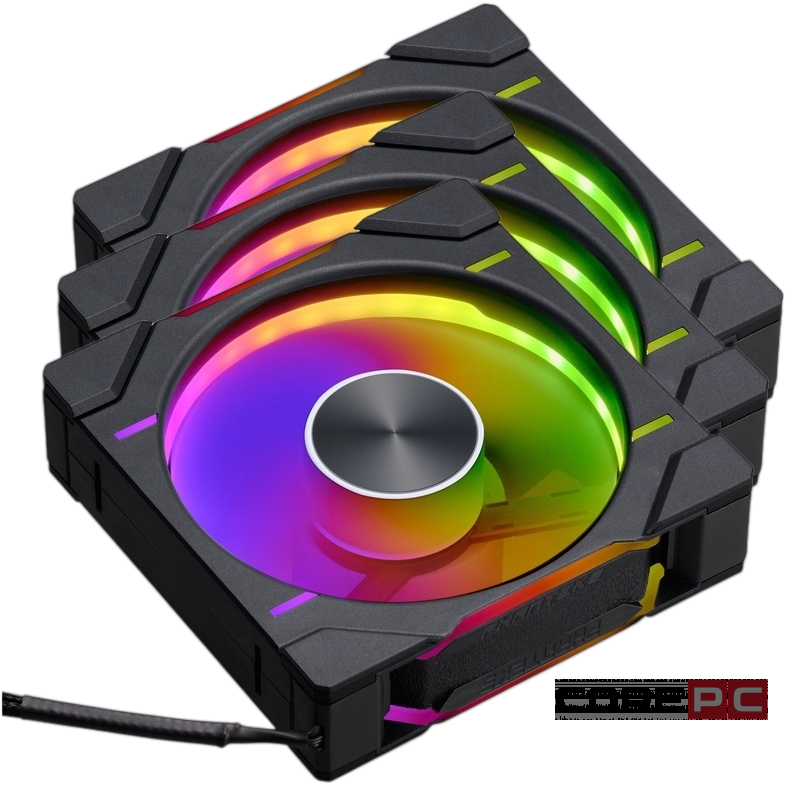 Комплект вентиляторов PHANTEKS D30 DRGB Reverse Black (PH-F120D30R_DRGB_PWM_BK01_3P)