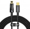 Кабель-зарядка Type-C на Lightning Baseus Explorer 20W 2м (CATS000101) черный